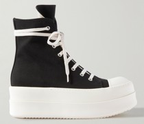 Mega Bumper High-Top-Sneakers aus Denim mit überstehender Sohle