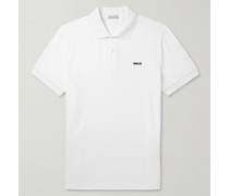 Polohemd aus Baumwoll-Piqué mit Logostickerei