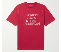 Icons T-Shirt aus Baumwoll-Jersey mit Print