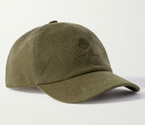 Baseballkappe aus Baby-Kaschmir mit Storm-System®-Beschichtung und Logostickerei