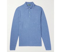 Rally Pullover aus einer Baumwoll-Kaschmirmischung mit Polokragen