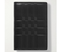 Embossed Leather Bifold Cardholder