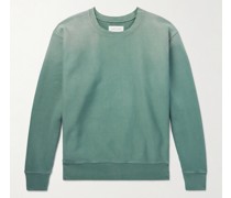 Sweatshirt aus Baumwoll-Jersey in Stückfärbung