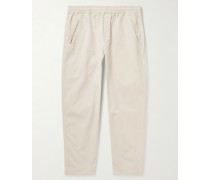 Assembly schmal zulaufende Hose aus Baumwoll-Canvas
