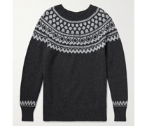 Strangers in Space Pullover aus Wolle mit Fair-Isle-Muster