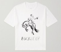 Buckle Up T-Shirt aus Baumwoll-Jersey