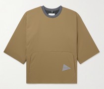 Alpha AIR T-Shirt aus „Pertex“-Ripstop mit Logoprint und Jersey-Besatz