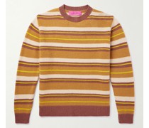 Shadow gestreifter Pullover aus Kaschmir
