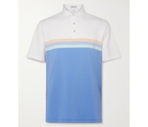 Windham Golf-Polohemd aus technischem Jersey mit Streifen