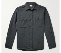 Percey Brushed Wool-Blend Overshirt