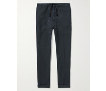 Joseph Anzughose aus Twill aus einer Mischung aus Lyocell, Leinen und Baumwolle mit Kordelzugbund