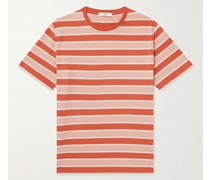 Gestreiftes T-Shirt aus Baumwoll-Jersey