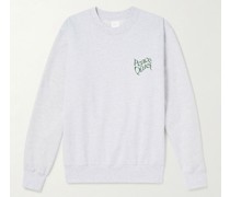 Sweatshirt aus Baumwoll-Jersey mit Logoprint