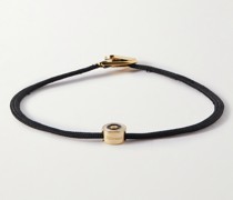Opus Gold, Sapphire and Cord Bracelet