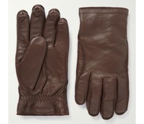 Håkon Handschuhe aus vollnarbigem Leder mit Fleecefutter