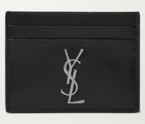 Logo-Appliquéd Leather Cardholder