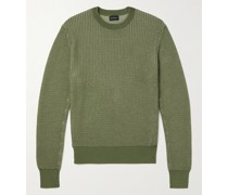Sunset Open-Knit Cotton-Blend Sweater