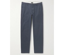 Connor schmal geschnittene Hose aus Twill aus einer Baumwollmischung