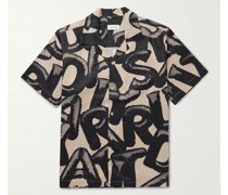 Canty Helium Hemd aus Twill aus einer Tencel™-Baumwollmischung mit Reverskragen und Print