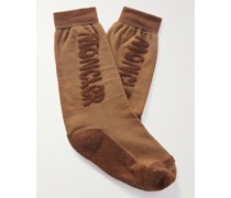 + Salehe Bembury Socken aus einer Baumwollmischung mit Frotteebesatz