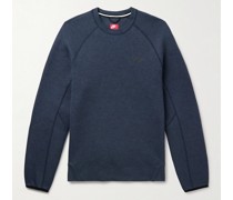 Sweatshirt aus „Tech-Fleece“-Material aus einer Baumwollmischung mit Logoprint