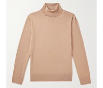 Jermaine schmal geschnittener Rollkragenpullover aus Merinowolle