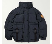 + JW Anderson Donard Logo-Appliquéd Quilted Shell Hooded Down Jacket