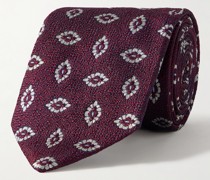 + Drake's Krawatte aus Seiden-Jacquard, 8 cm