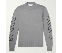 Skate Intarsia-Cotton Sweatshirt