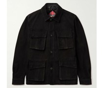 Hemdjacke aus Veloursleder