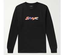 T-Shirt aus Baumwoll-Jersey mit Logoprint