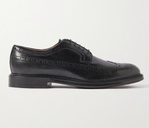 Brogues aus vollnarbigem Leder