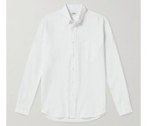 Pitt Hemd aus Twill aus einer Mischung aus Tencel™ Lyocell, Baumwolle und Leinen mit Button-Down-Kragen