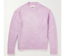 Brushed-Silk Sweater
