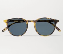 Clune Sonnenbrille mit rundem Rahmen aus Azetat in Schildpattoptik