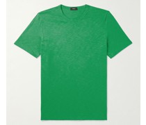 T-Shirt aus Flammgarn-Jersey aus Baumwolle