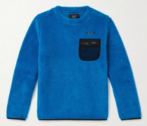 Sola Shell and Mesh-Trimmed Polartec Fleece Sweatshirt
