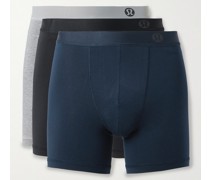 Always in Motion Set aus drei Retropants aus Stretch-Modal-Jersey