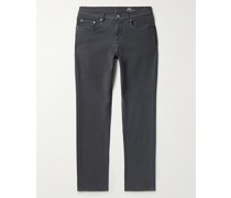 Slim-Fit Stretch Cotton-Blend Trousers