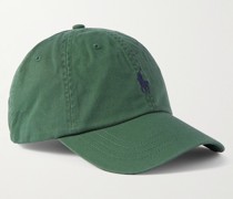 Baseballkappe aus Baumwoll-Twill mit Logostickerei