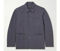 Cotton and Linen-Blend Jacket