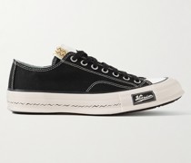 Skagway Sneakers aus Canvas mit Lederbesatz