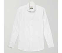 Glanshirt schmal geschnittenes Hemd Royal Oxford aus Baumwolle