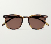 Ruskin 48 Sonnenbrille mit D-Rahmen aus Azetat in Schildpattoptik
