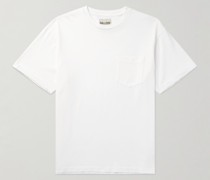 T-Shirt aus Baumwoll-Jersey in Distressed-Optik