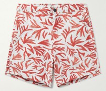 Calder Printed Mid-Length Swim Shorts