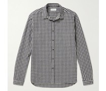 Clerkenwell kariertes Hemd aus einer Baumwoll-Leinenmischung