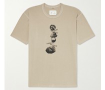 + Ryan Willms Garment-Dyed Printed Cotton-Blend Jersey T-Shirt