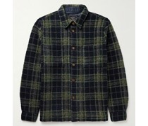 Hemdjacke aus Fleece mit Karomuster