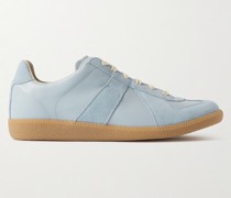 Replica Sneakers aus Leder und Veloursleder